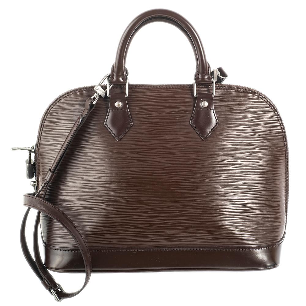  Louis Vuitton Brown Epi Alma Handbag
