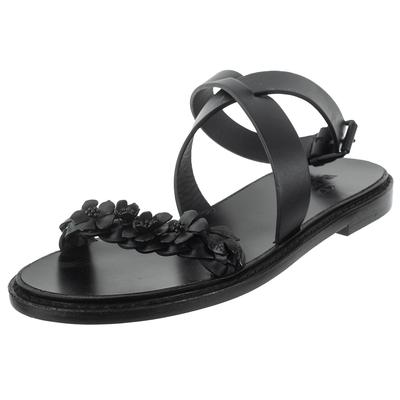 Valentino Size 37 Black Sandals 