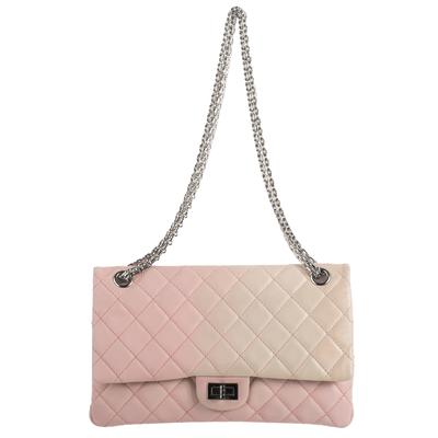 Chanel Medium Pink Degrade Flap Handbag 