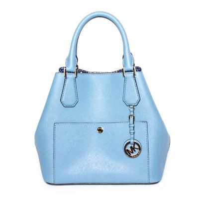 Michael Kors Blue Leather Handbag