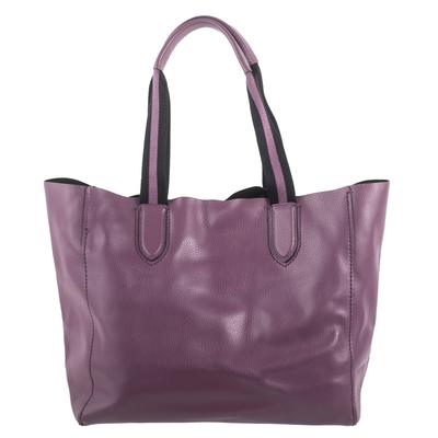Coach Purple Leather Tote Handbag 