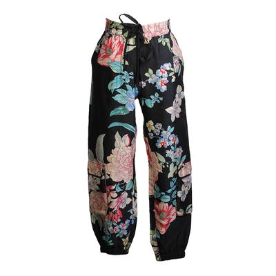 Biya By Johnny Was Size Small Linen Blend Floral Pants