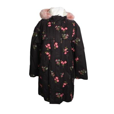 New Kate Spade Size Small Embroidered Twill Coat