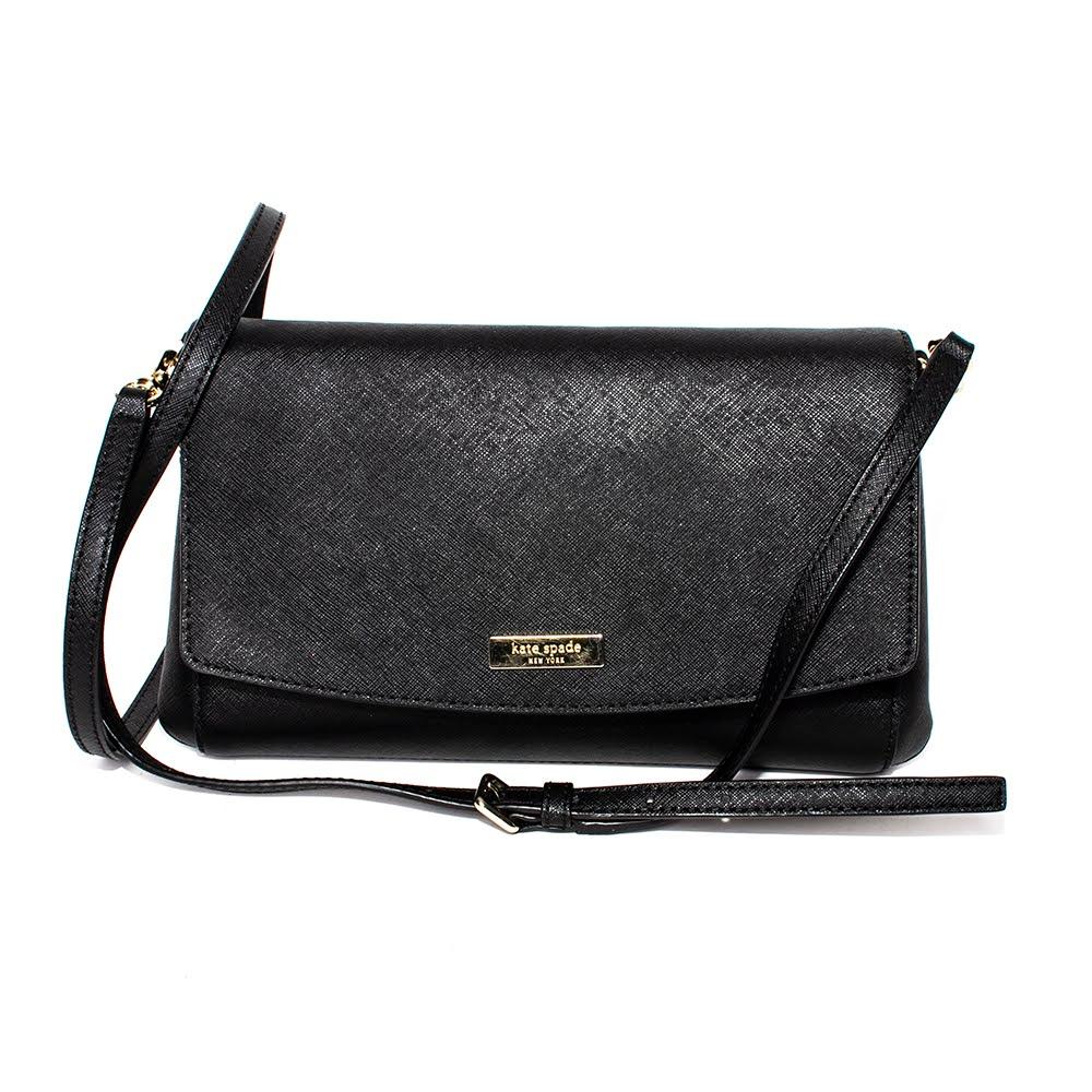  Kate Spade Black Saffiano Leather Crossbody Bag