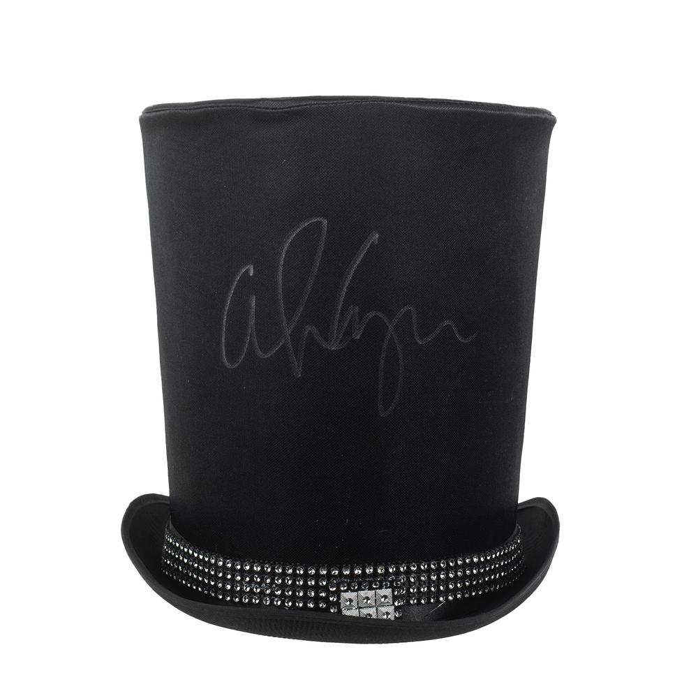  Signed Alice Cooper Size 8 Black Top Hat