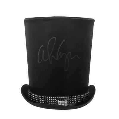 Signed Alice Cooper Size 8 Black Top Hat