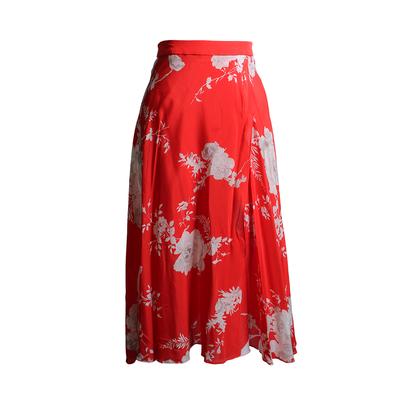 Alice & Olivia Size XS Silk Floral Print Skirt