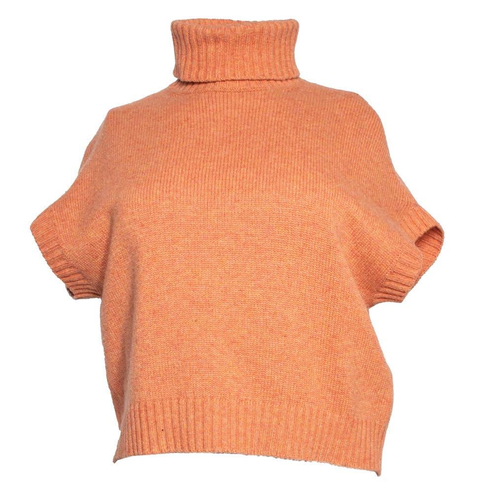  Brunello Cucinelli Size Small Orange Cashmere Sweater