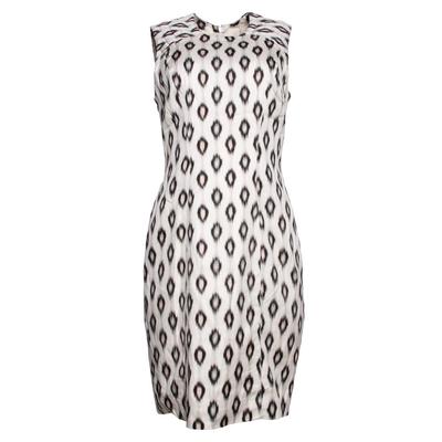 New Yigal Azrouel Size 10 White Spotted Dress