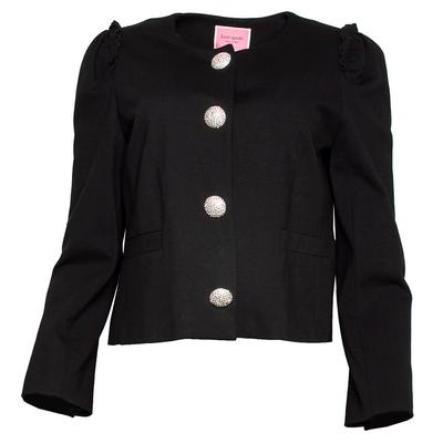 New Kate Spade Size Medium Black Jacket