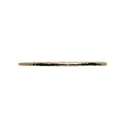 Ippolita Gold Hammered Oval Bangle Bracelet 