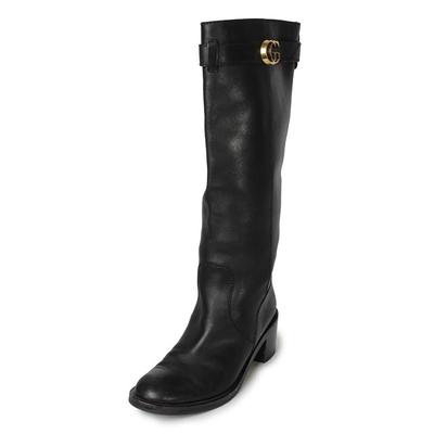 Gucci Size 38 GG Riding Boots 