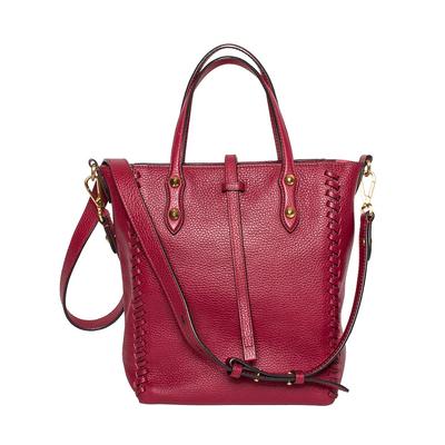 Annabel Ingall Red Leather Crossbody Bag