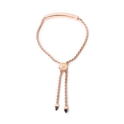 Monica Vinader Rose Gold Linear Chain Bracelet 
