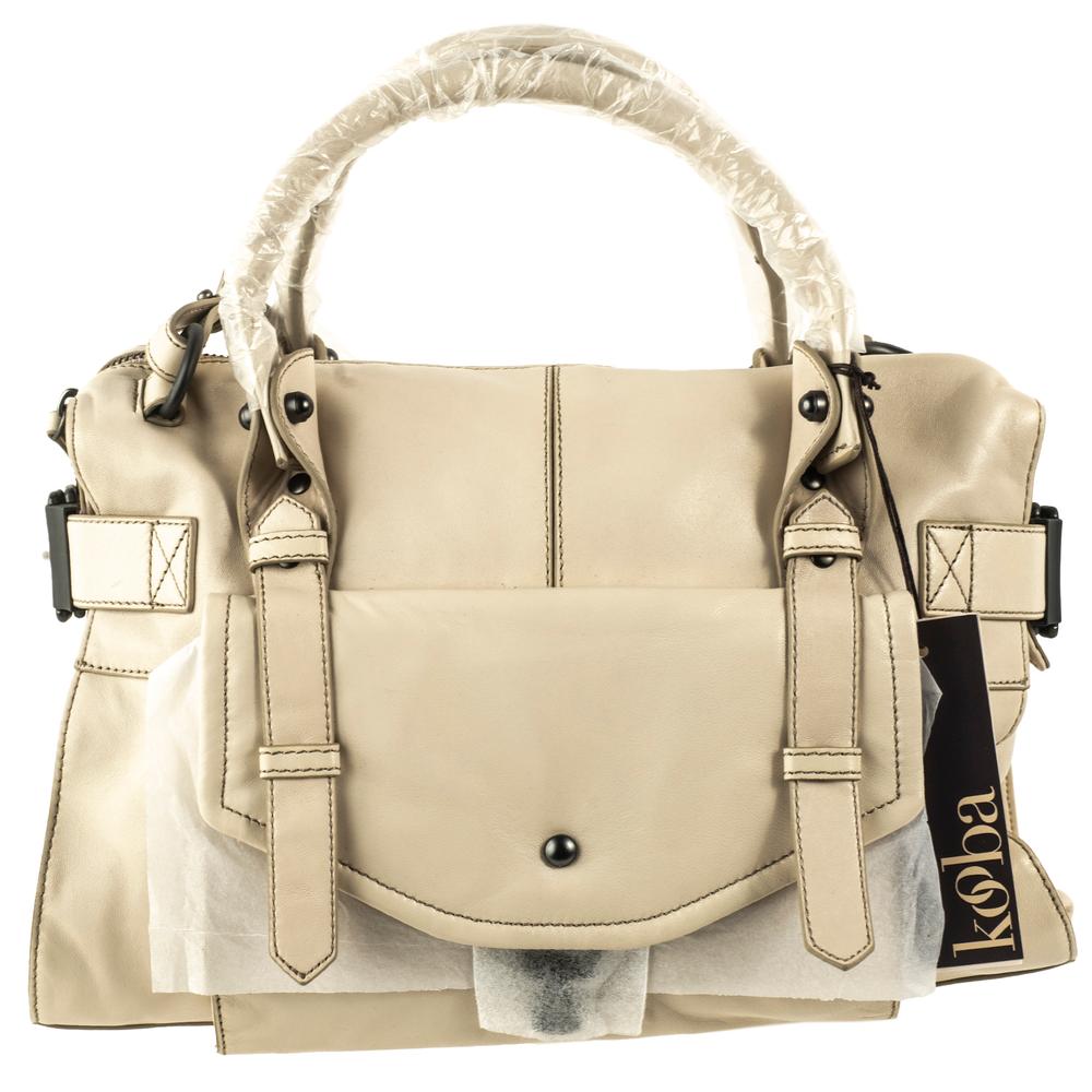  New Kooba Off White Leather Handbag