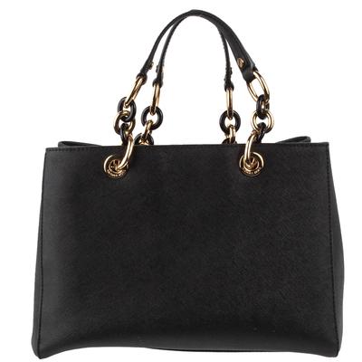 Michael M Kors Black Leather Handbag 