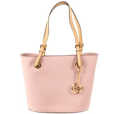 Michael M Kors Pink Leather Tote Bag 