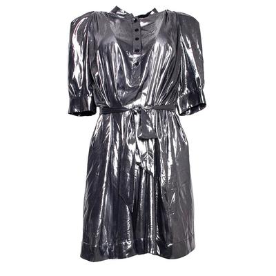 Zadig & Voltaire Size XS Metallic Silver Dress