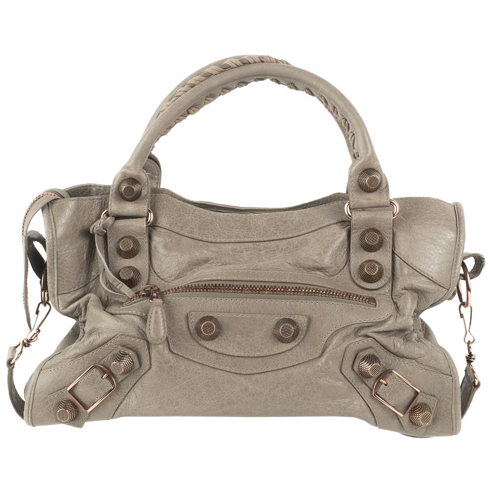  Balenciaga Tan Leather City Handbag