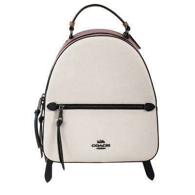 Pink and Cream Coach Backpack 