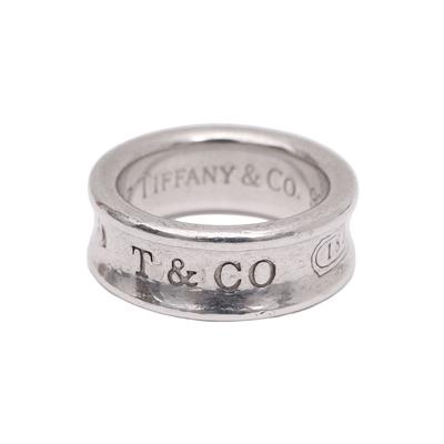 Tiffany + Co. Size 4 925 Cigar 1837 Band Ring