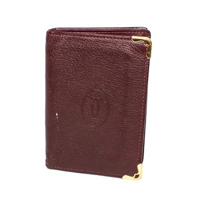 Cartier Vintage Red Leather Wallet