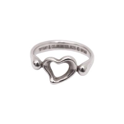 Tiffany + Co. Size 5.5 925 Peretti Heart Band Ring 
