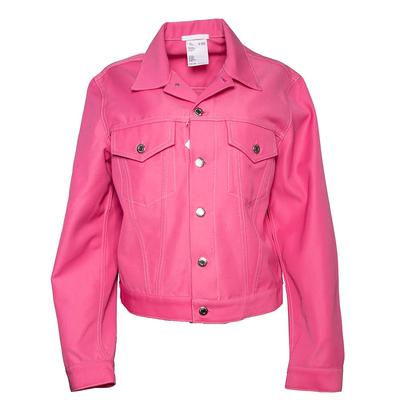 Helmut Lang Size XXL Pink Denim Jacket