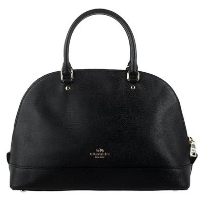 Coach Medium Black Leather Handbag 