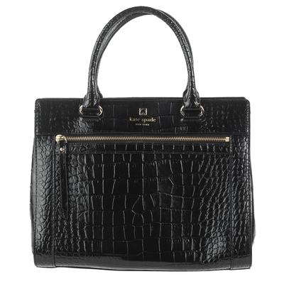 Kate Spade Medium Black Embroidered Handbag 