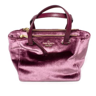 Kate Spade Purple Velvet Handbag