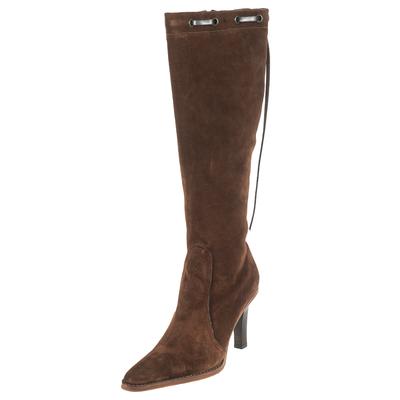 Coach Size 8 Tall Suede Brown Boots 