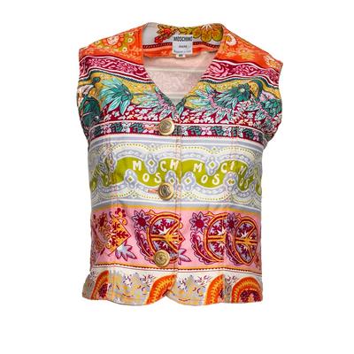 Moschino Size 40 Multicolor Vest