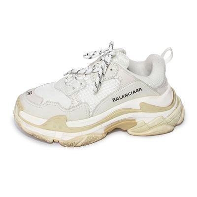 Balenciaga Size 38 White Sneakers