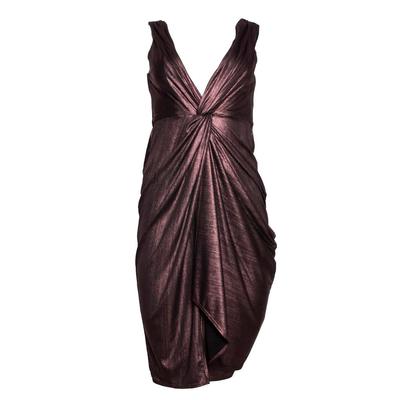 Katie May Size Medium Purple Metallic Dress