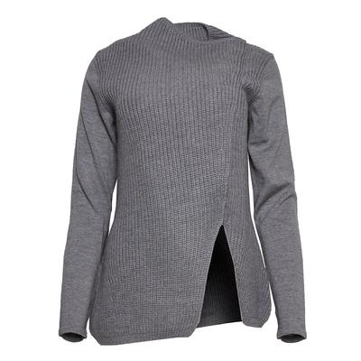 Elie Tahari Size Medium Grey Sweater
