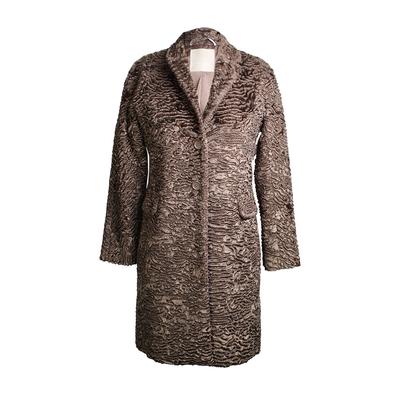 Max Mara Size 2 Faux Fur Coat