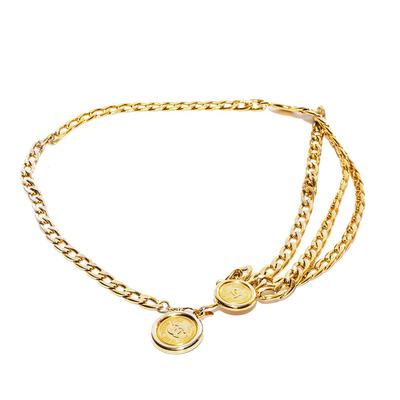 Chanel Vintage Gold 3 Strand Chain Belt