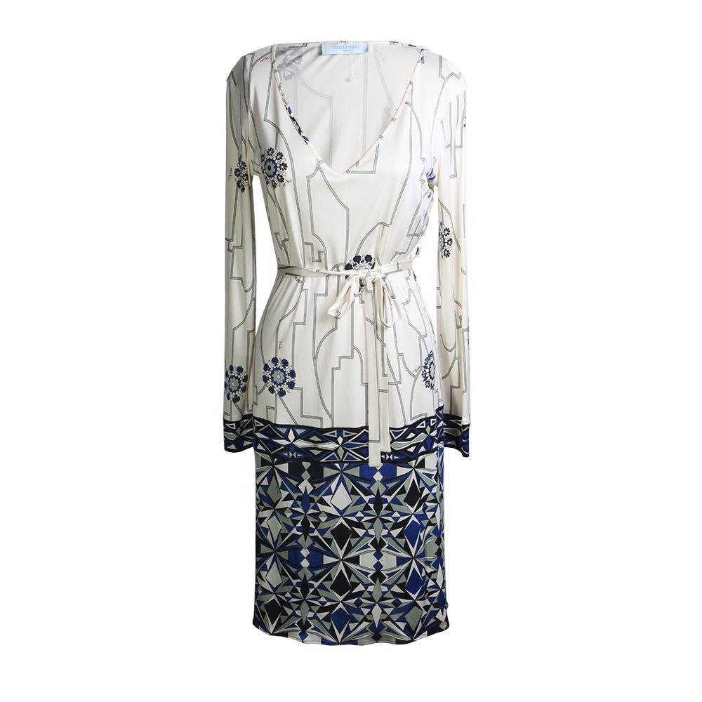  Emilio Pucci Size 40 Abstract Print Dress