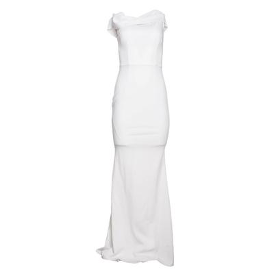 Katie May Size 2 White Long Evening Dress