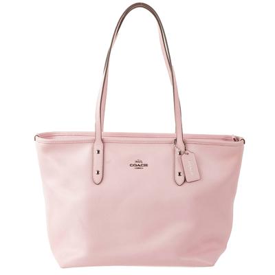 Coach Pink Leather Tote Bag 