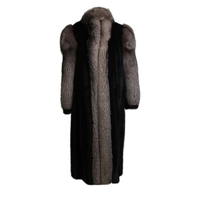 Mink & Fox Size 16-16.5 Fur Coat