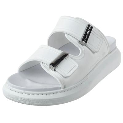 New Alexander McQueen Size 38.5 White Sandals 