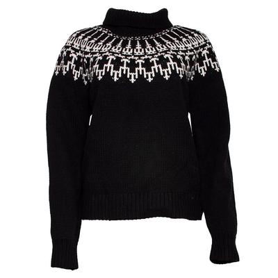 Tory Burch Size Medium Black & White Sweater