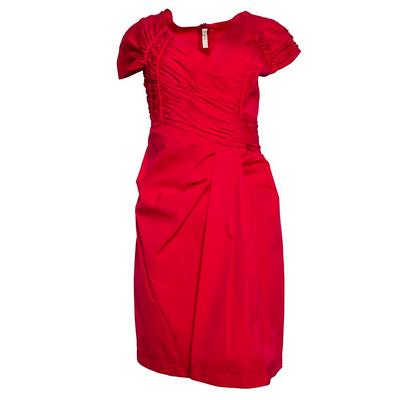 Prada Size 42 Red Dress