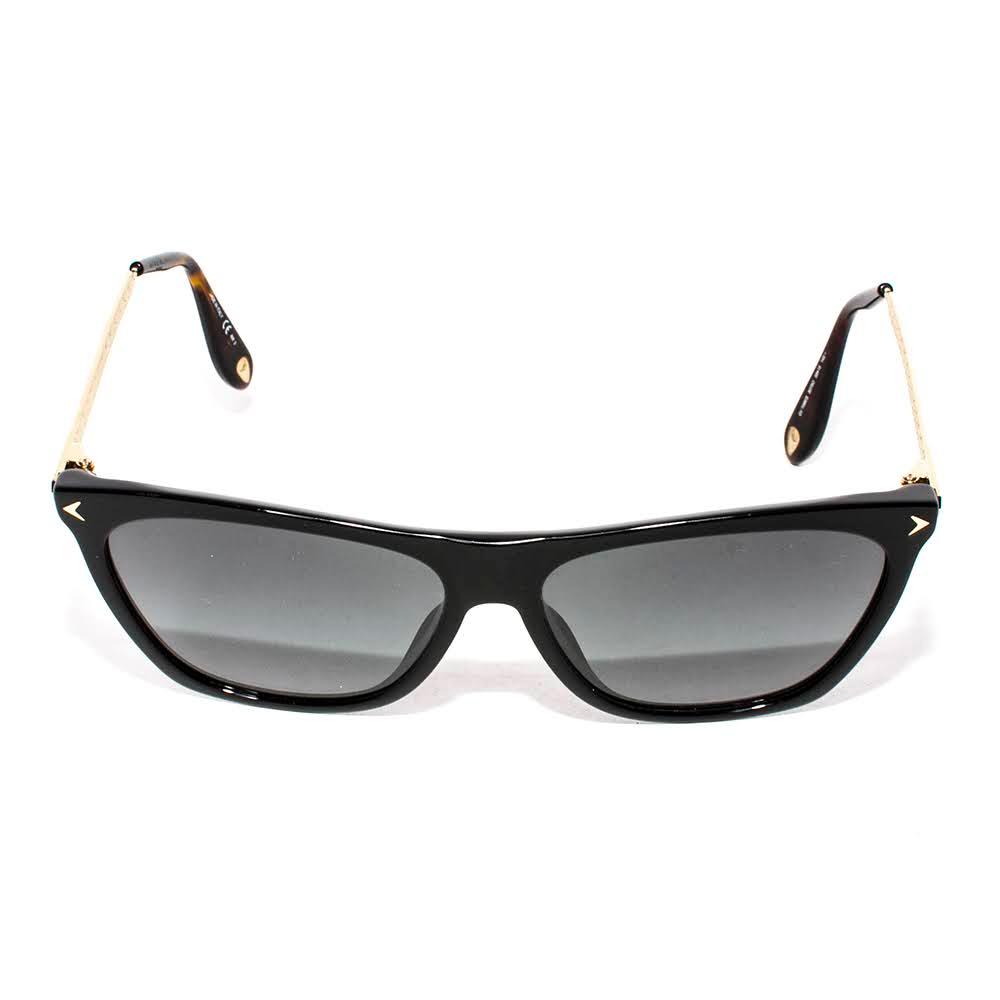  Givenchy Black Metal Trim Sunglasses