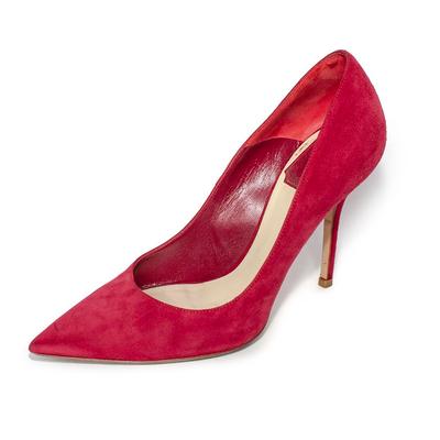 Christian Dior Size 36 Red Suede High Heels