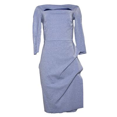 Chiara Boni Size 44 Blue Dress