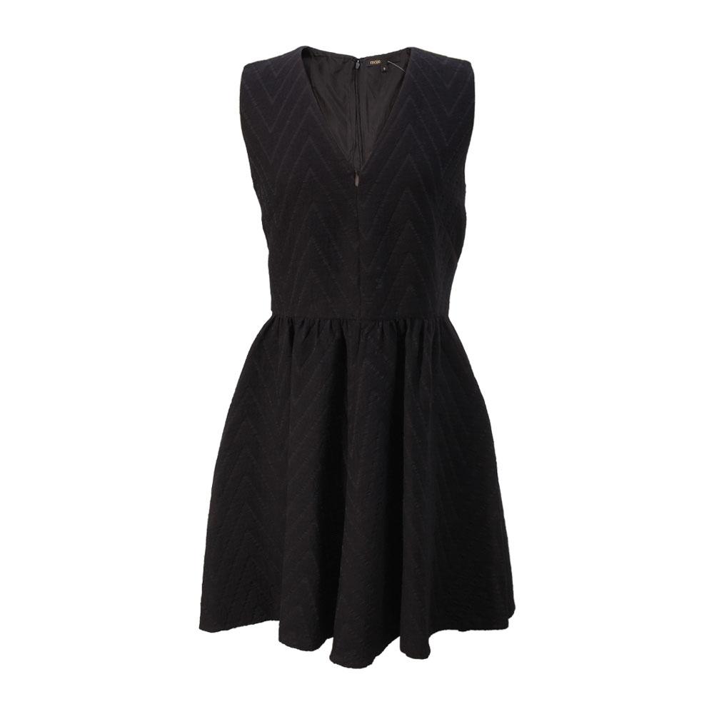  Maje Size Medium Black Short Dress