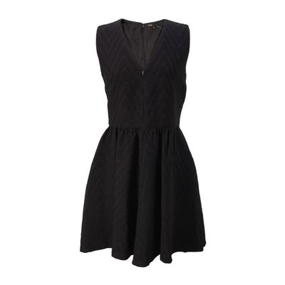 MAJE Size Medium Black Short Dress
